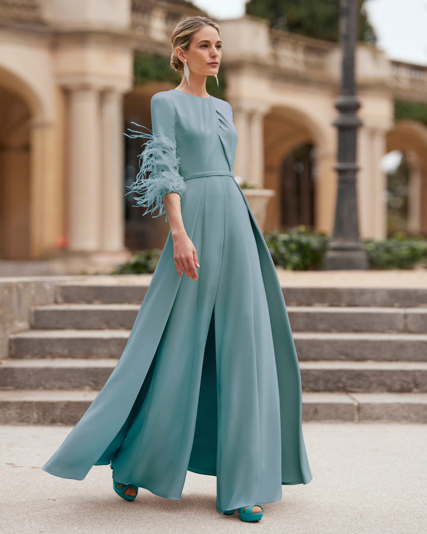 Ash Pantsuit Mother of the Bride