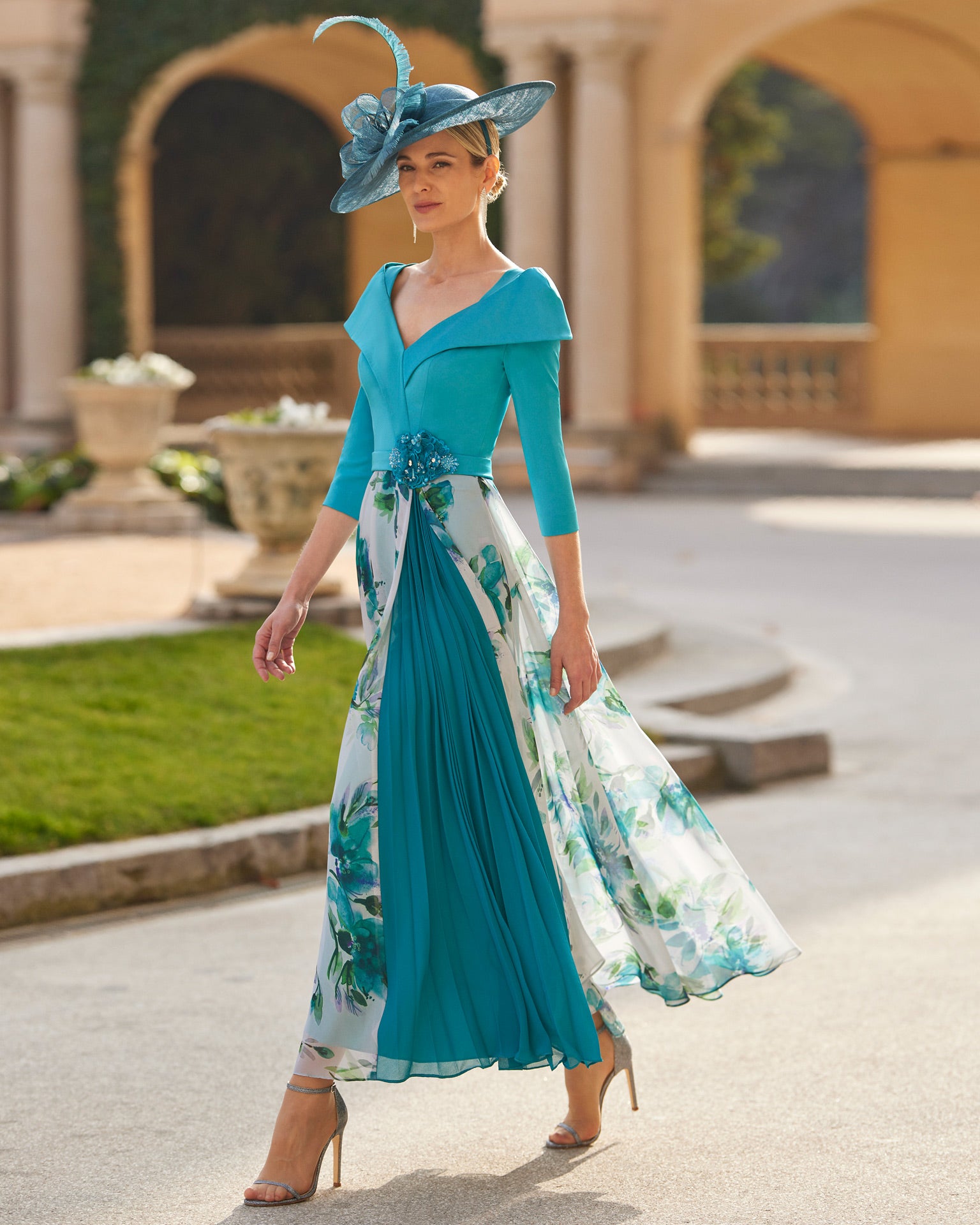 Formal Dress Amazon Ladies Western Dress Chic A-Line Chiffon Lace Scoop 3/4 Sleeves Floor- Formal Dress Amazon Ladies Western Dress Chic A-Line Chiffon Lace Scoop 3/4 Sleeves Floor-