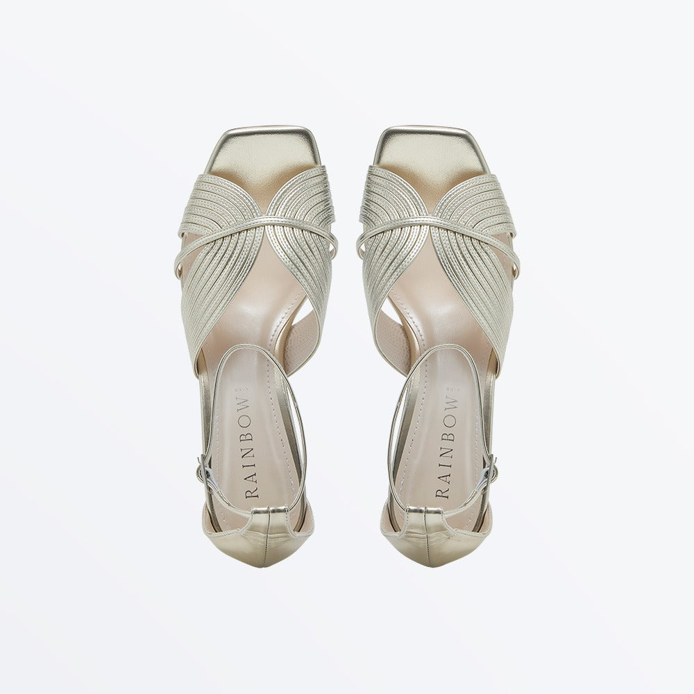 Adina Block Heel Sandal | Rainbow Club