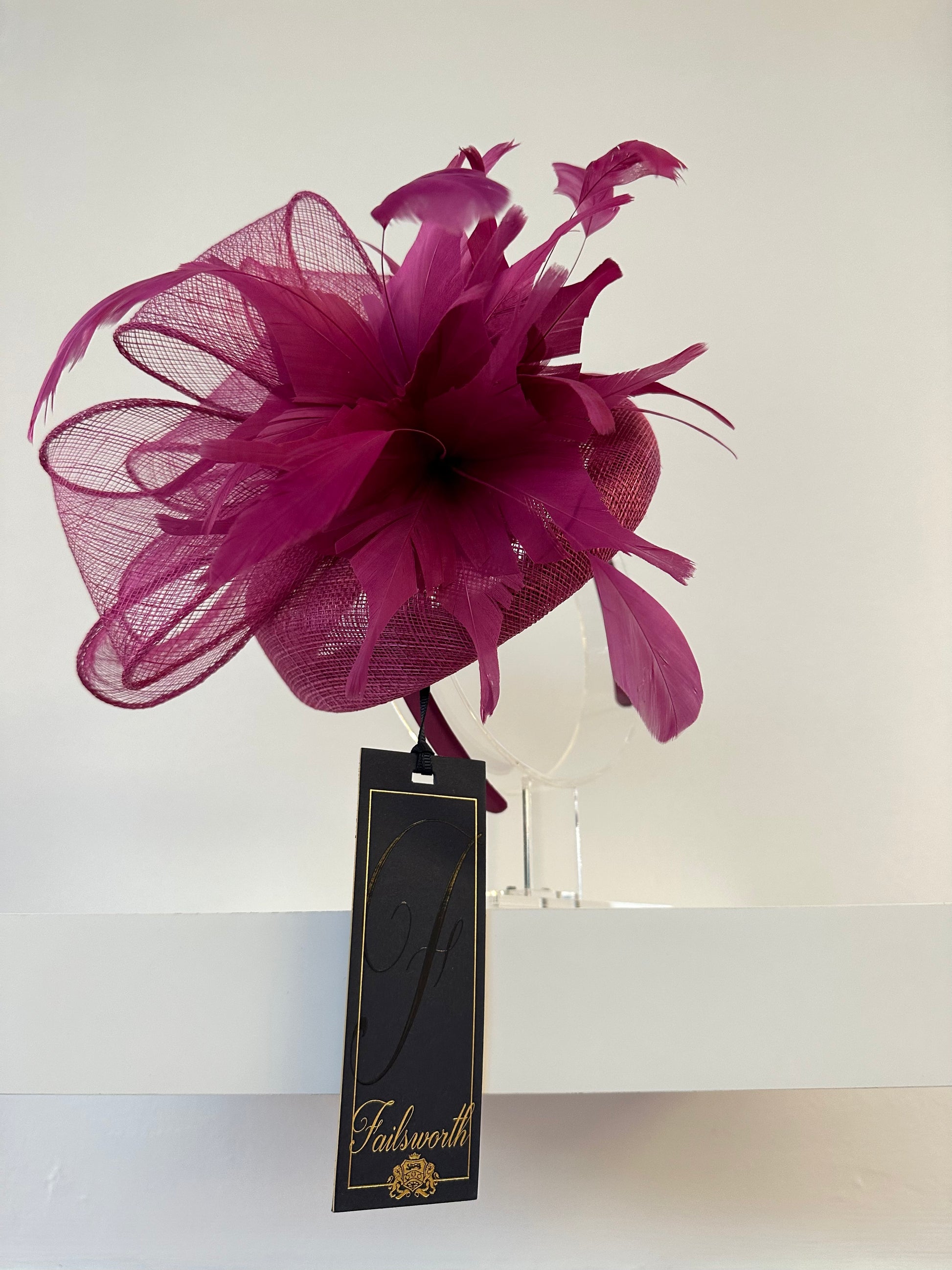 Magenta Fascinator