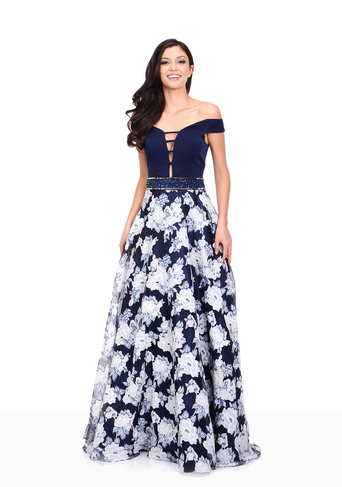 Navy prom dress Cardiff