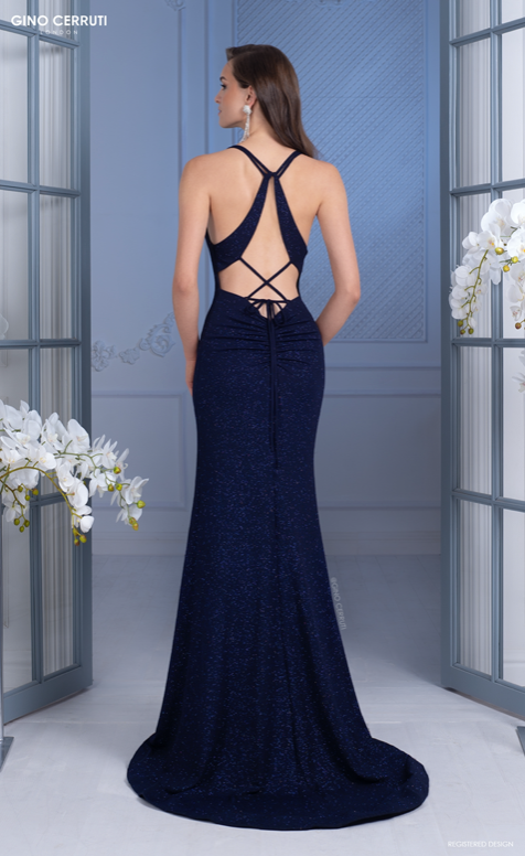 Navy Blue Evening & Prom Dress