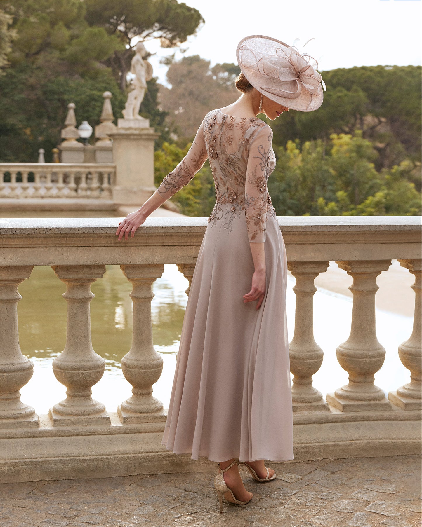 Floaty Chiffon midi mother of the bride