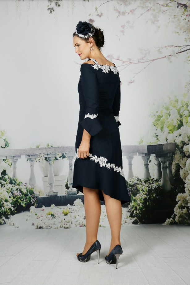 Navy Simple Mother of the Bride/Groom