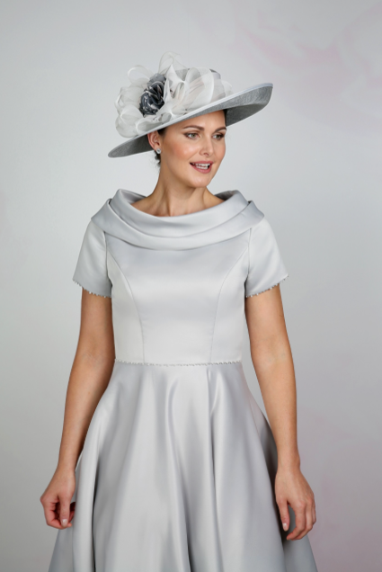 Silver Mother of the Bride & Groom Dress