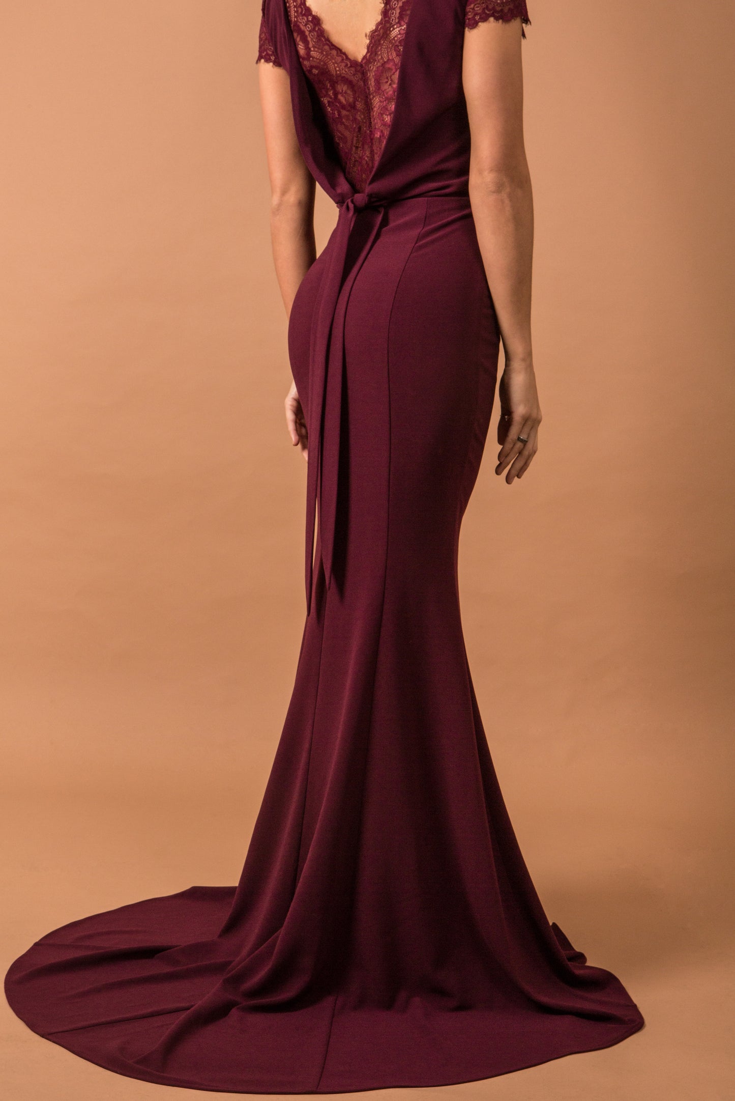 Burgundy Bridesmaids dress