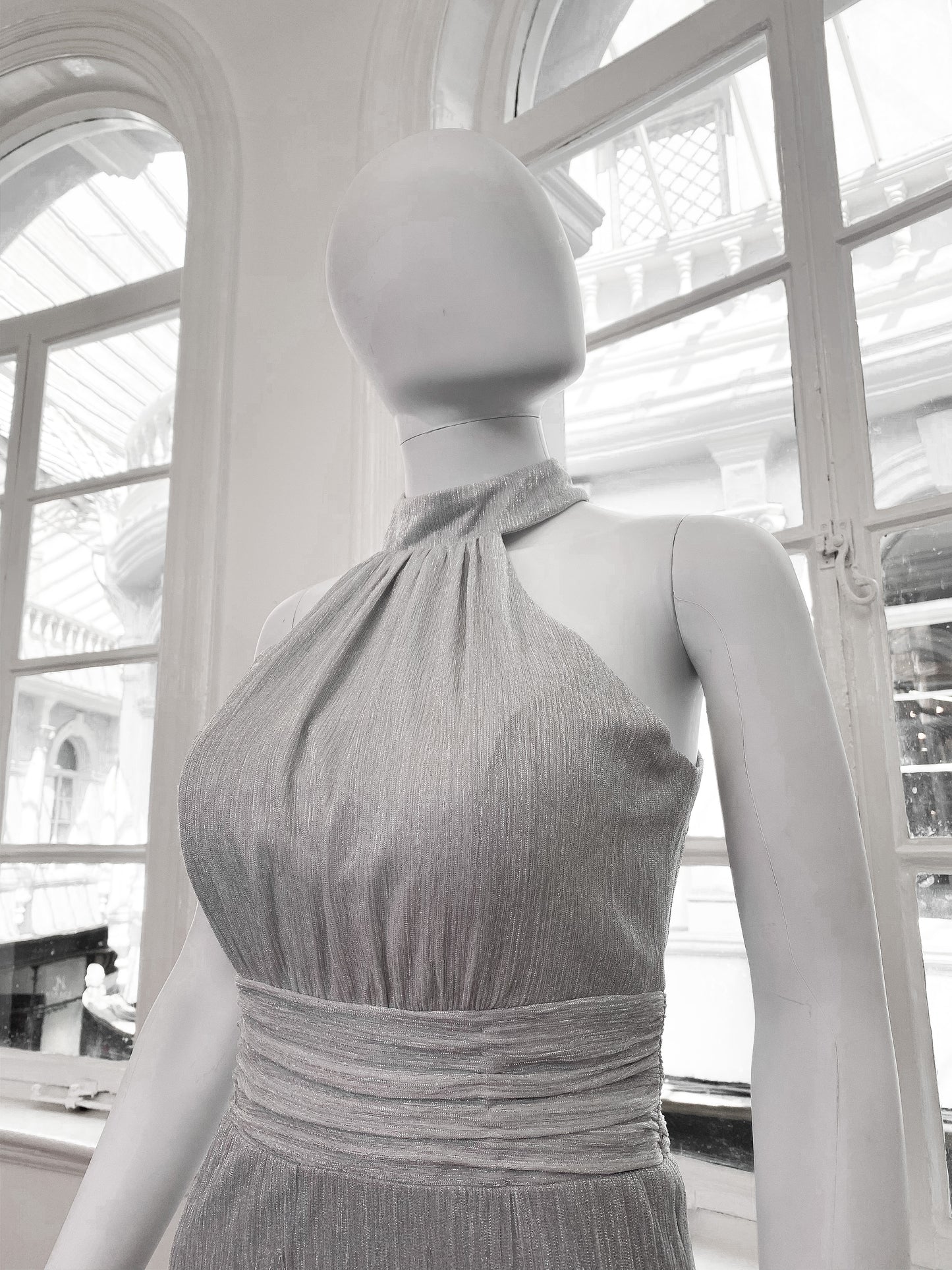 Grey Prom Dress