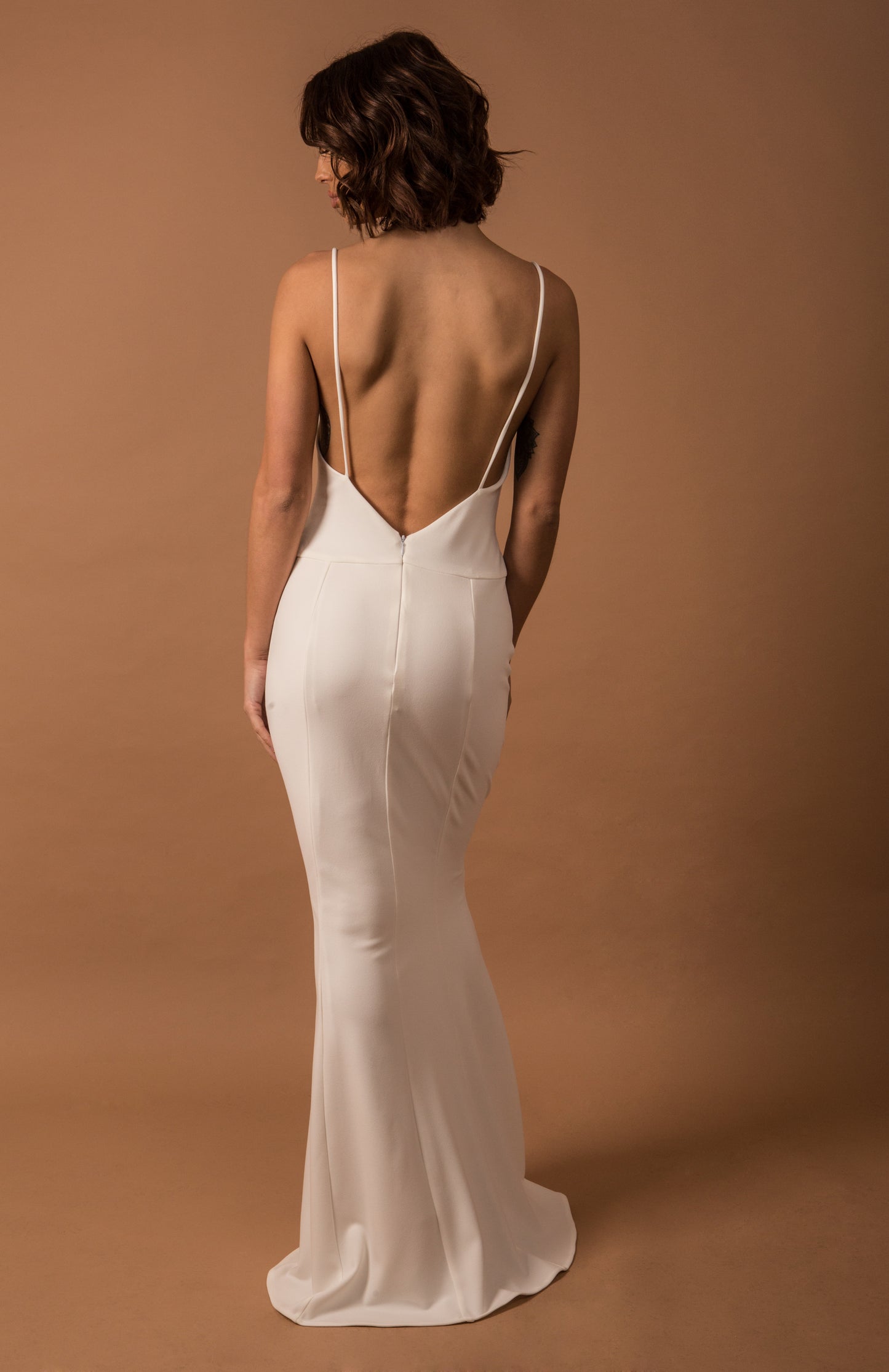 White bridesmaid dress