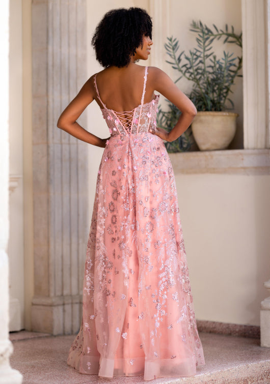 Pink Floral Dress