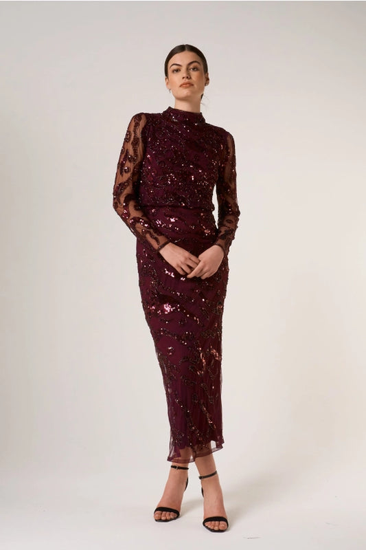 Ethel Berry Sequin Midaxi Dress