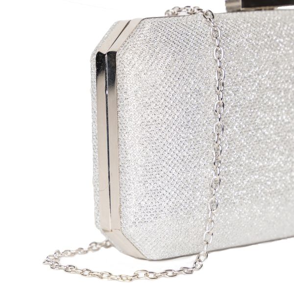 Silver Clutch Bag