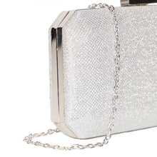 Load image into Gallery viewer, Silver Clutch Bag
