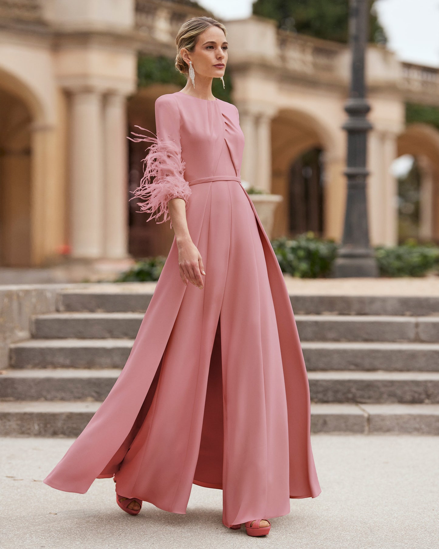 Pink Pantsuit Mother of the Bride