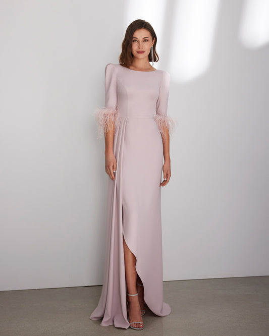Pale Rose Mother of the Bride Dress