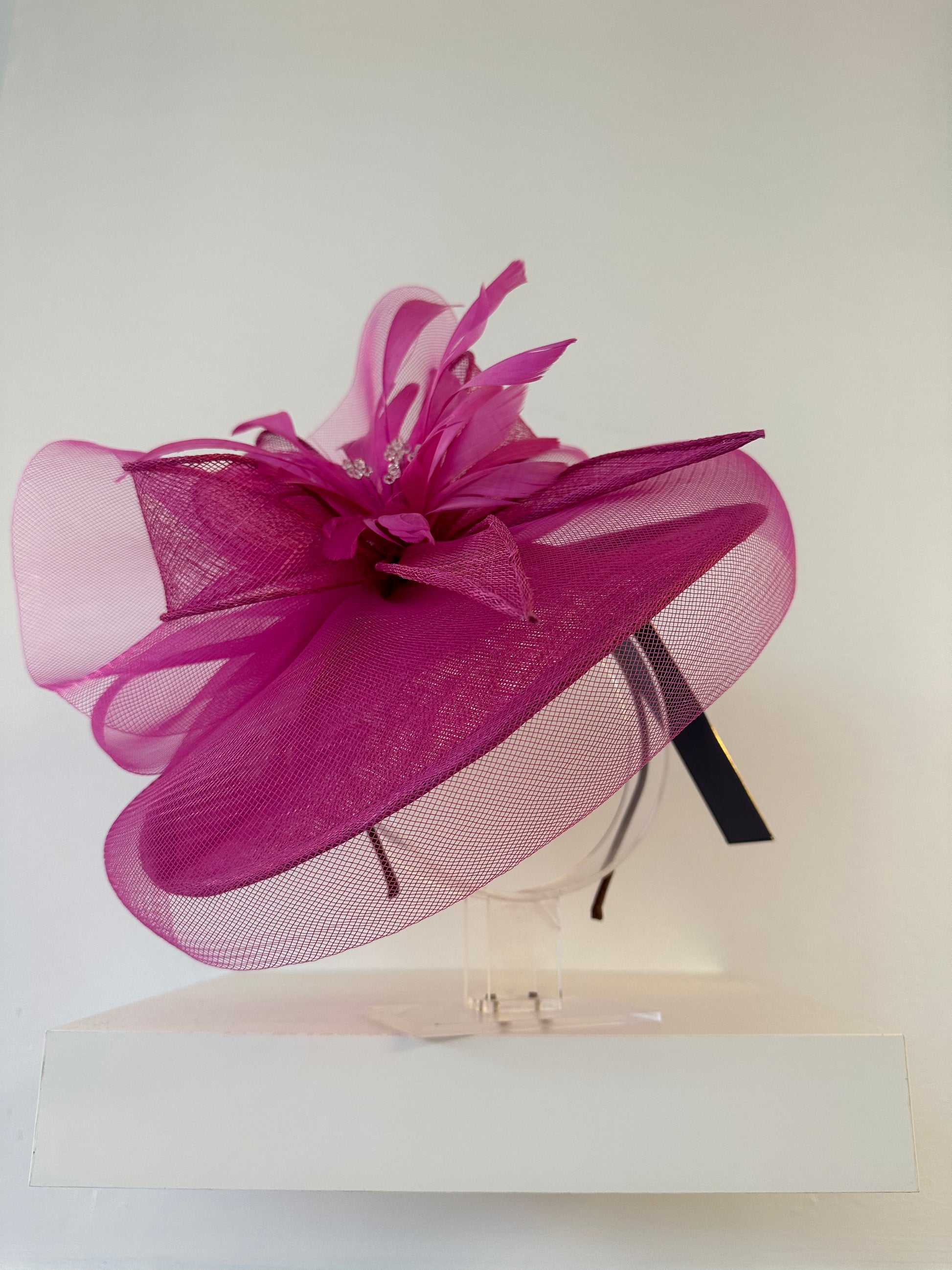 Fuchsia Fascinator