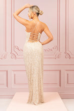Load image into Gallery viewer, Shimmery Champagne Dress
