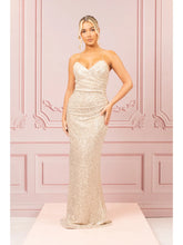 Load image into Gallery viewer, Shimmery Champagne Dress
