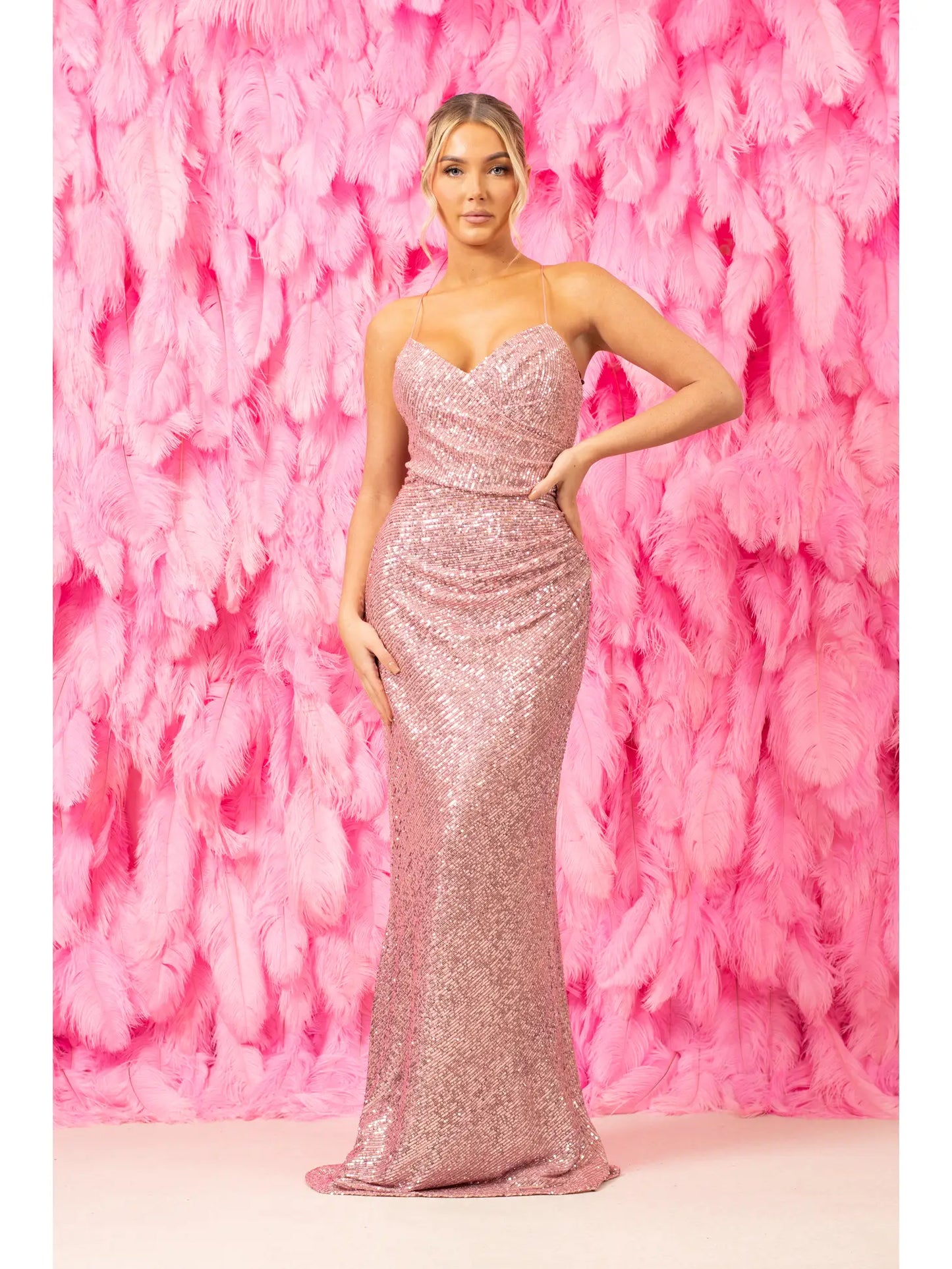 Shimmery Pink Dress