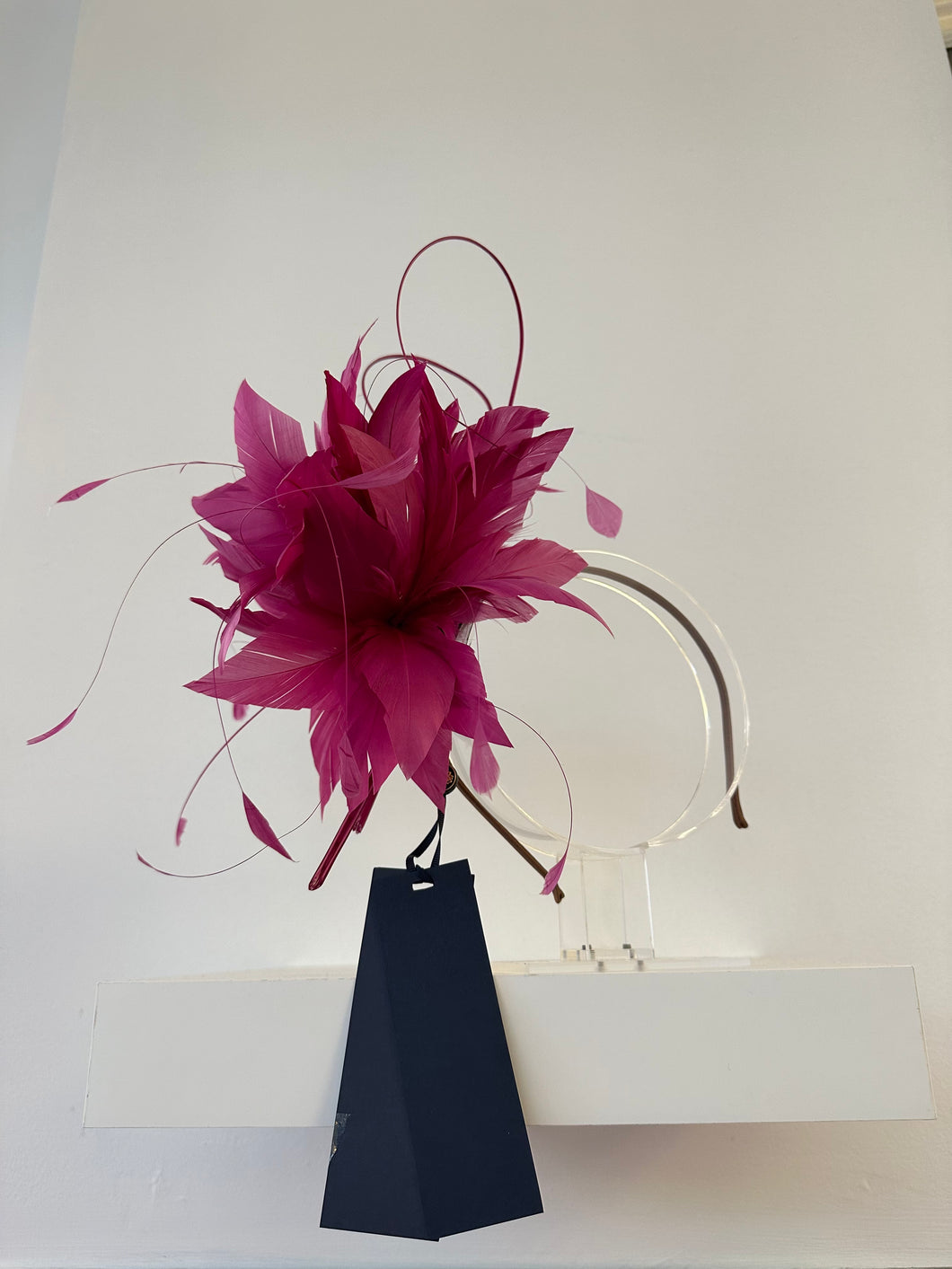Fuchsia Fascinator