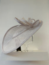 Load image into Gallery viewer, Silver Fascinator
