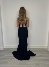 Load image into Gallery viewer, Navy Fitted Dress
