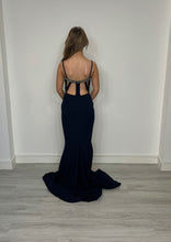Load image into Gallery viewer, Navy Fitted Dress
