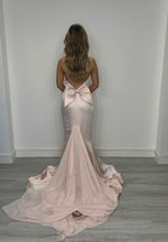 Load image into Gallery viewer, Satin Baby Pink Strapless Dress
