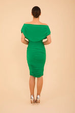 Load image into Gallery viewer, bright green wedding guest dress
