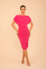 Load image into Gallery viewer, hot pink wedding guest dress
