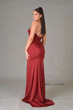 Load image into Gallery viewer, Red Dress with sparkling bodice 
