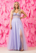 Load image into Gallery viewer, Lilac Tulle Prom Dress 
