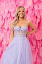 Load image into Gallery viewer, Lilac Tulle Prom Dress 
