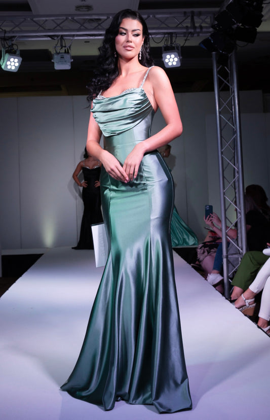 Sage Evening & Prom Dress