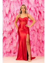 Load image into Gallery viewer, Red Corseted Dress
