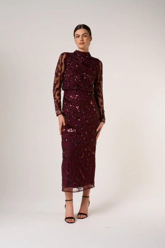 Ethel Berry Sequin Midaxi Dress