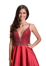 Load image into Gallery viewer, Red prom dress
