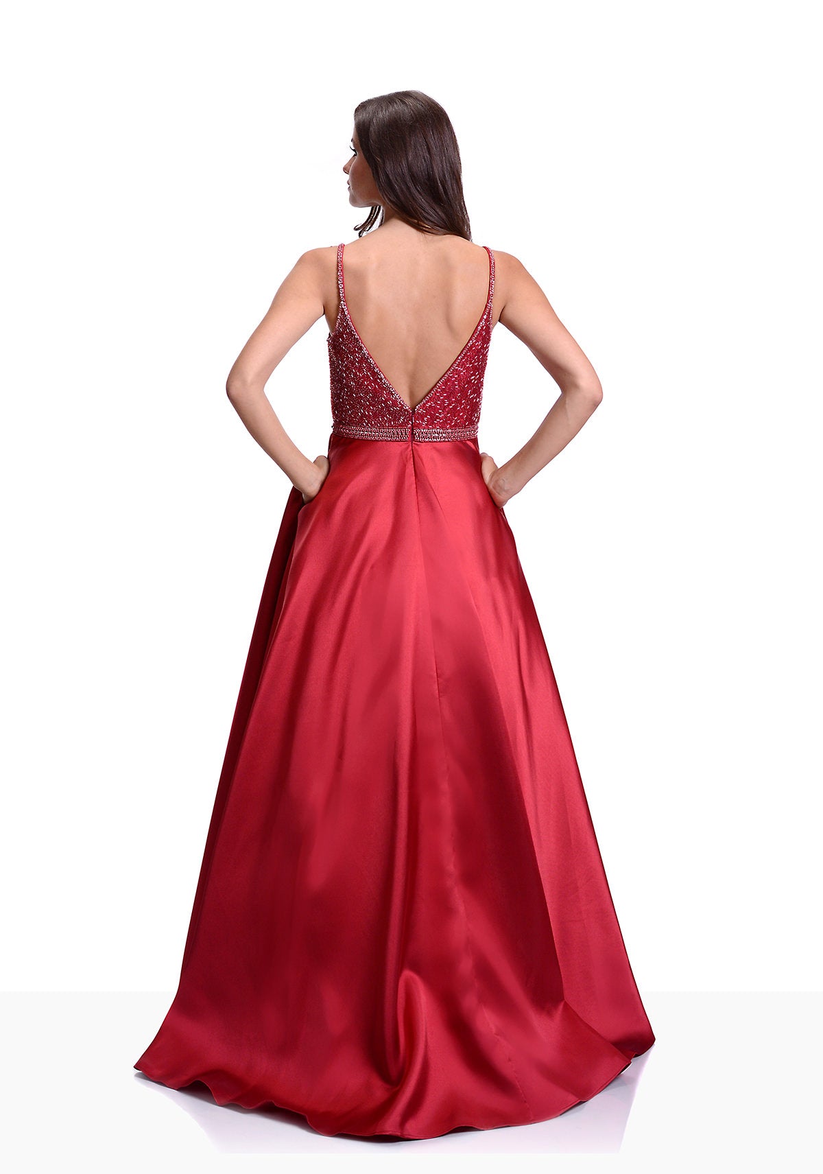 Red prom dress