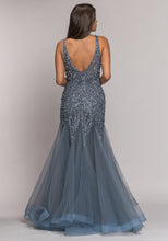 Load image into Gallery viewer, Blue Sparkly prom Dress
