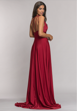 Load image into Gallery viewer, Red One-Shoulder Prom Dress
