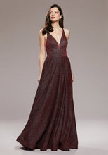 Load image into Gallery viewer, Red Glitter prom dress

