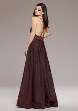 Load image into Gallery viewer, Red Glitter prom dress
