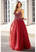 Load image into Gallery viewer, 0667 Rio red Prom dress

