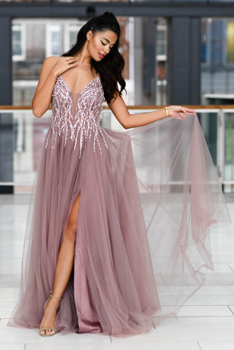 pink prom dresses