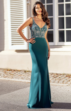 Load image into Gallery viewer, Green Evening &amp; Prom Dress
