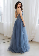 Load image into Gallery viewer, blue prom dress
