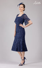 Load image into Gallery viewer, Navy Mother of the bride outfit
