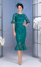 Load image into Gallery viewer, Green Lace mother of the bride &amp; groom outfit

