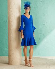 Load image into Gallery viewer, Blue mother of the Bride and Groom Dress

