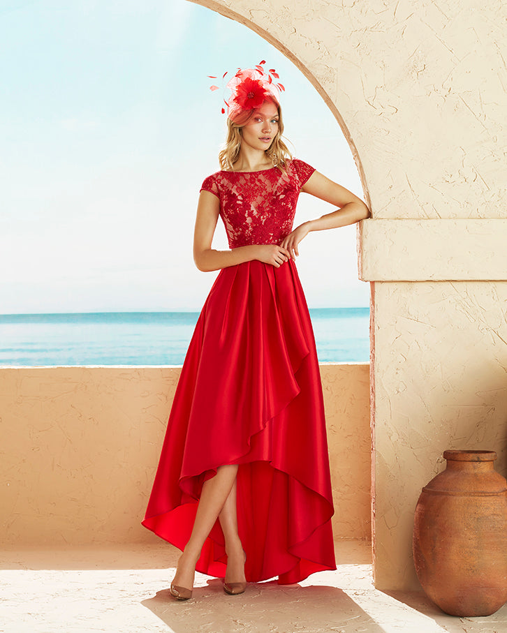 Red Mother of the Bride and Groom Outfit