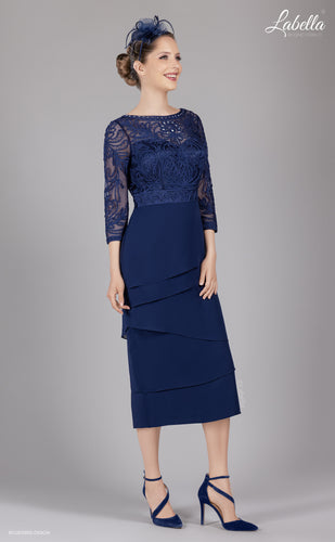 Navy mother of the bride and from outfit